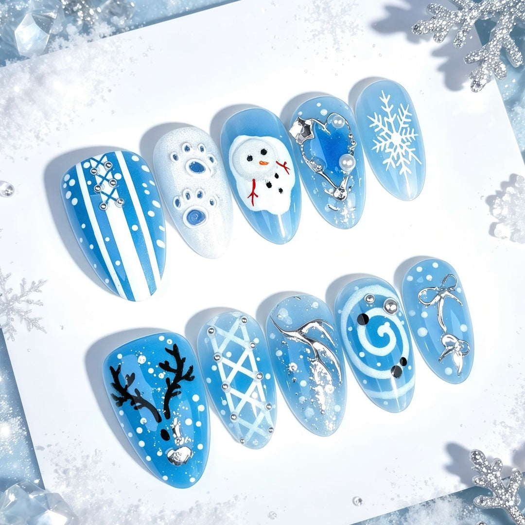 Winter Wonderland Press-On Nail Set