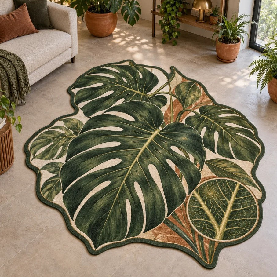 Highland Cattle-Themed Area Rug