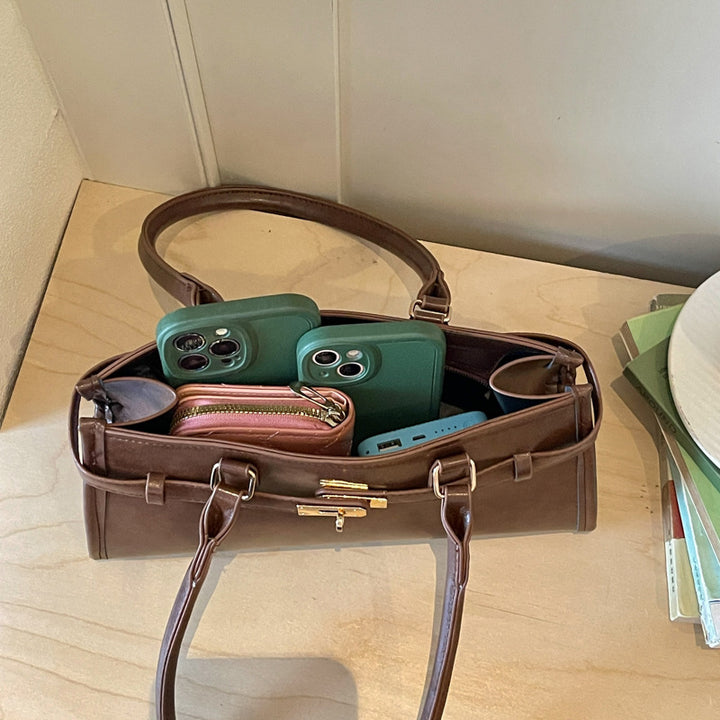 Luxurious Structured Shoulder Handbag