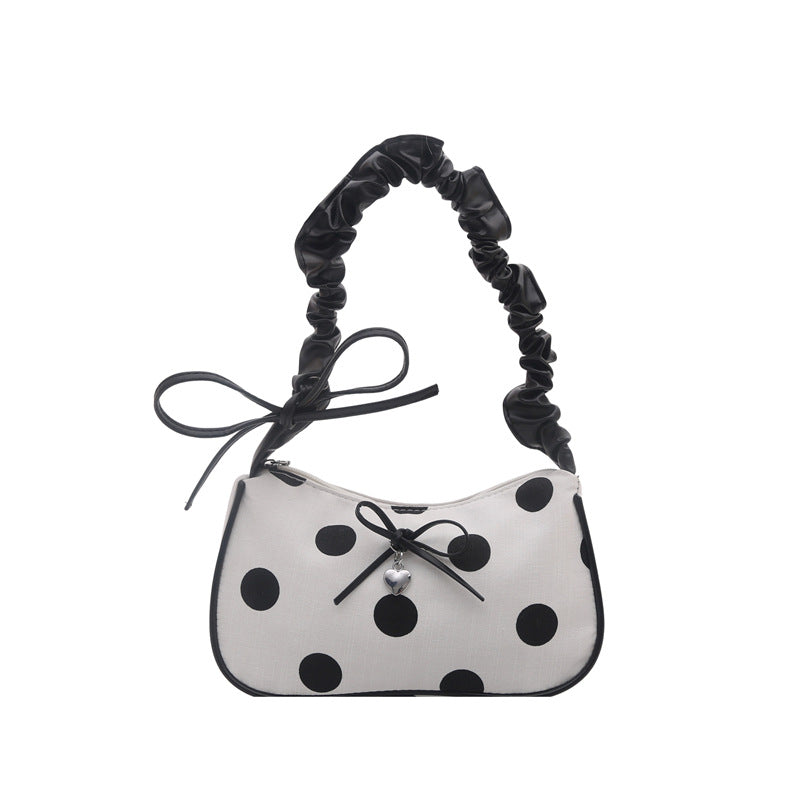 Casual Polka Dot Handbag