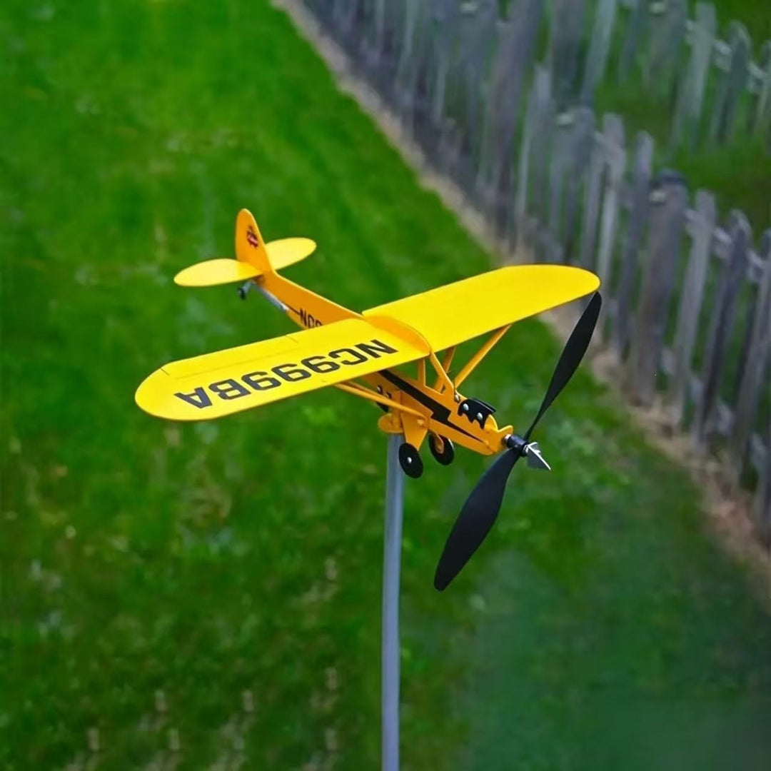 Decorative Airplane Garden Stake Stornfield