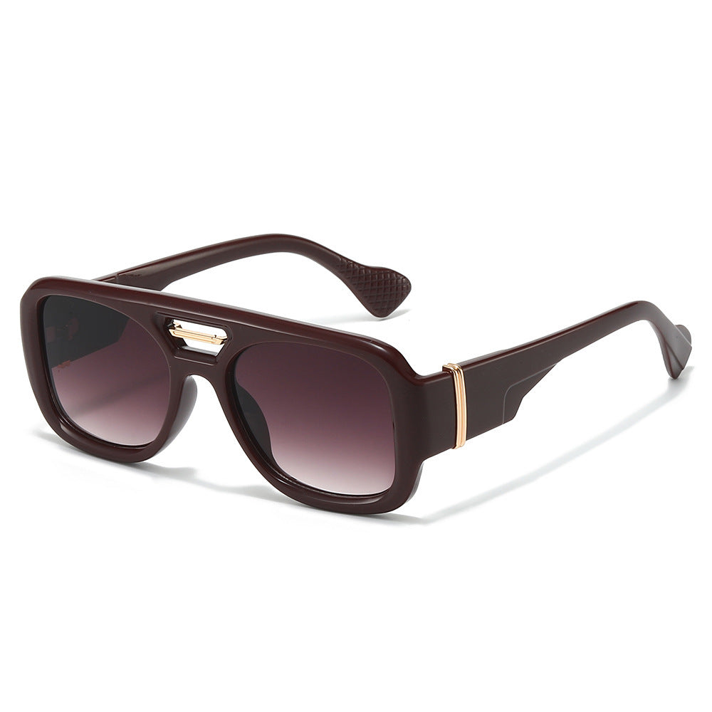 Contemporary Oversized Rectangle Sunglasses Stornfield
