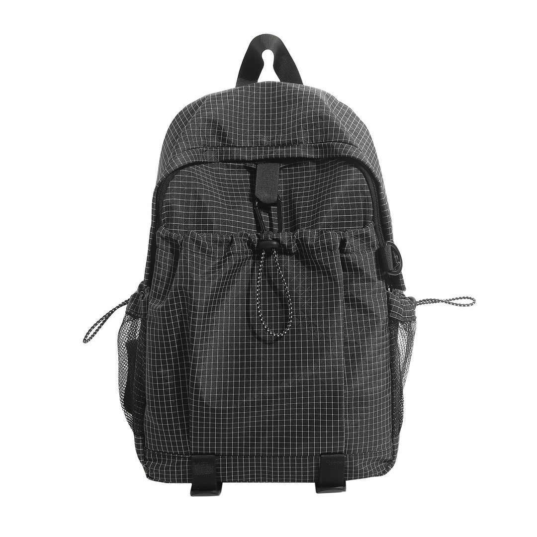 Lightweight Checkerboard Pattern Backpack Stornfield