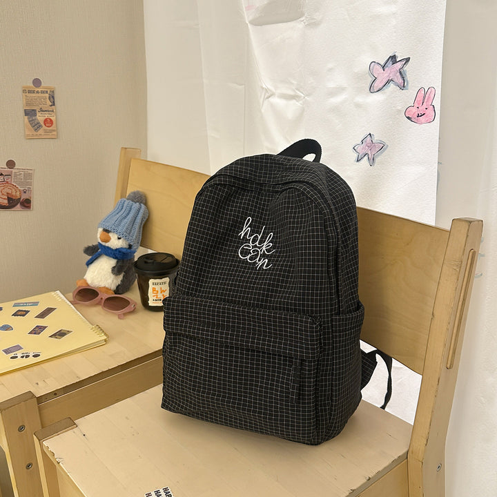 Casual Checked Patterned Backpack Stornfield