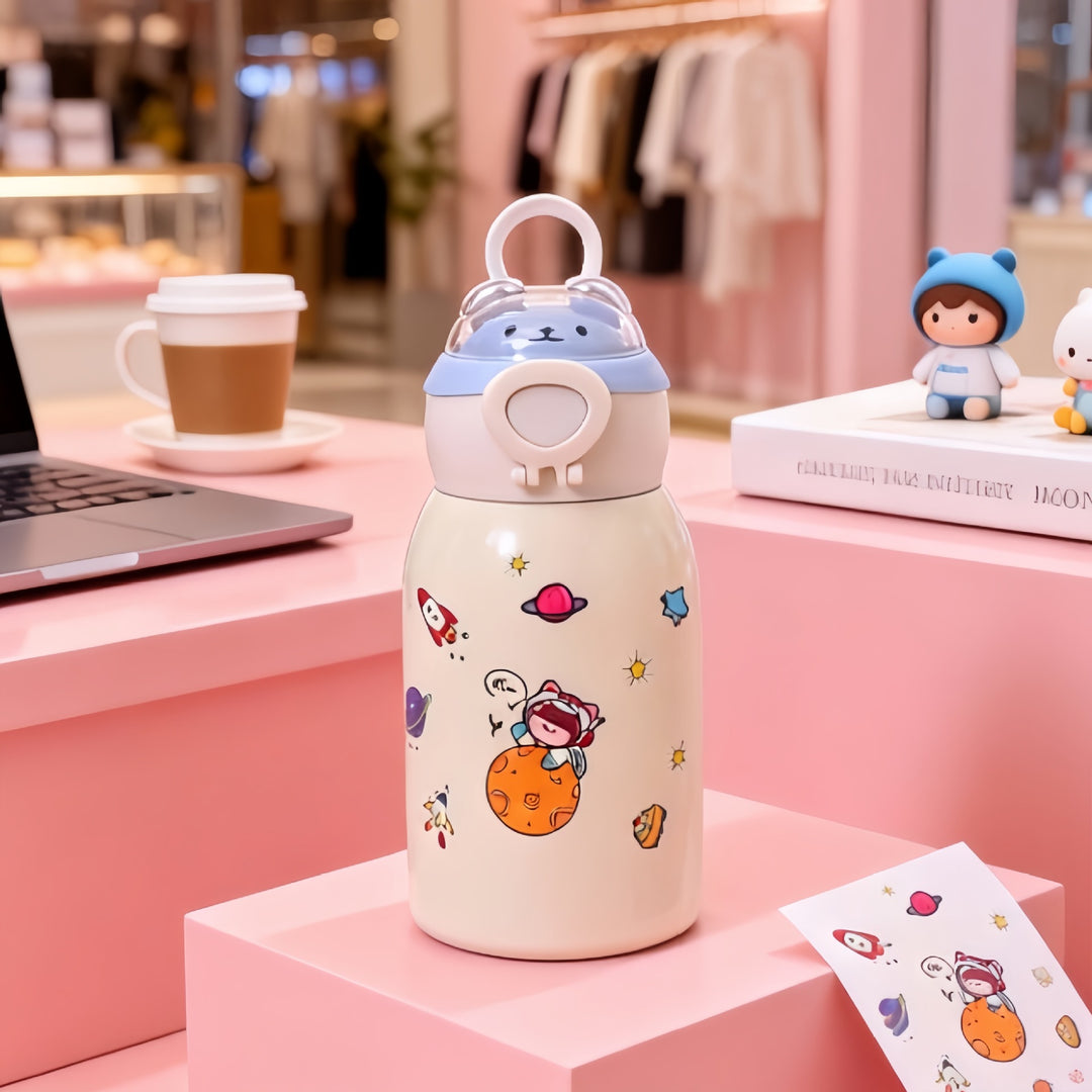 Women's water bottle with unique astronaut design Stornfield