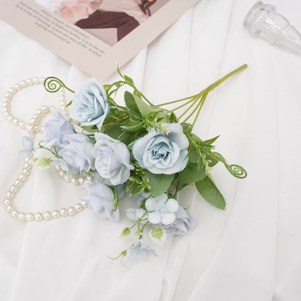 Realistic Faux Flower Bouquet