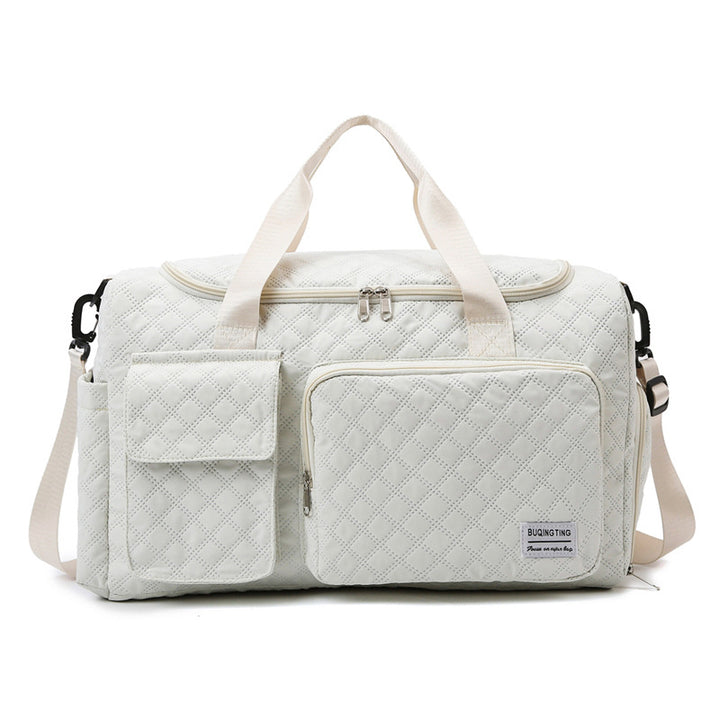 Spacious Quilted Weekend Duffle Bag Stornfield
