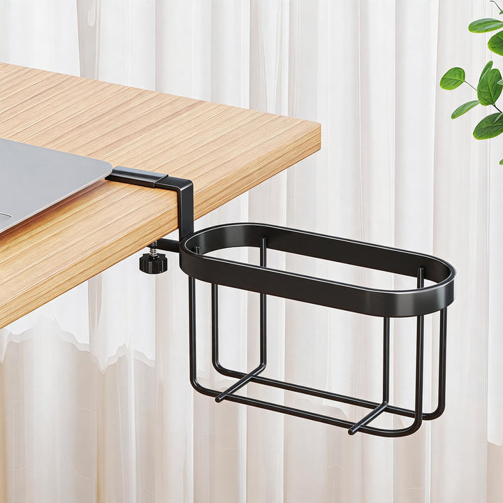 Clamp-On Desktop Cup and Bottle Holder