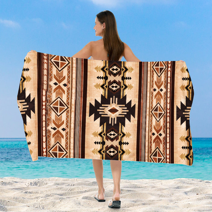 Beach towel with exclusive geometric pattern Stornfield