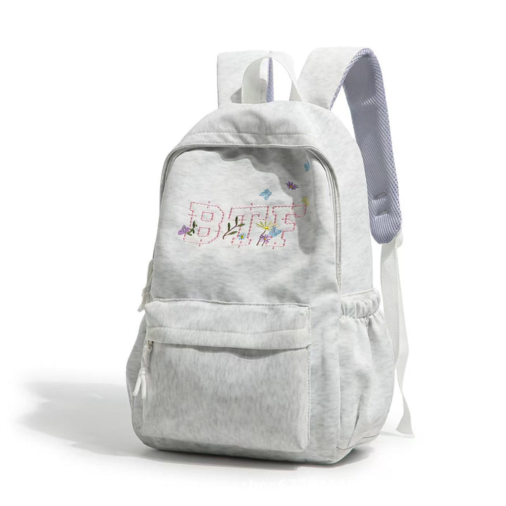 Embroidered Floral Pattern Backpack Stornfield