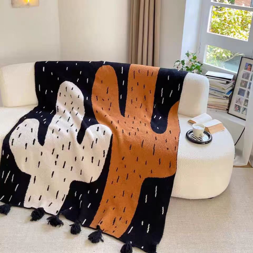 Decorative Knit Blanket