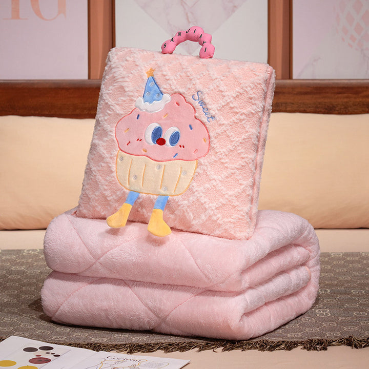 Plush pillow with cute cupcake design Stornfield