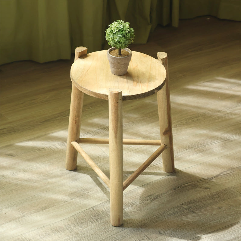 Massive wooden stool Stornfield