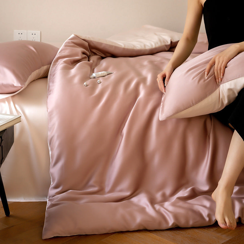 Silk Satin Bedding Set