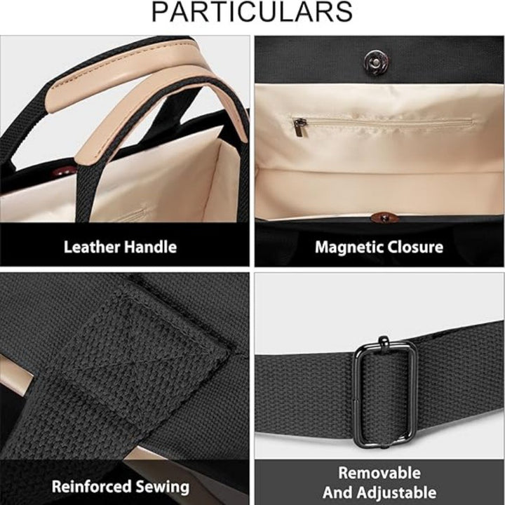 Multifunctional Laptop Bag with Removable Organizer Stornfield