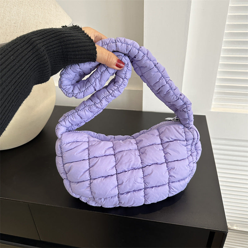 Puffer-Style Handbag