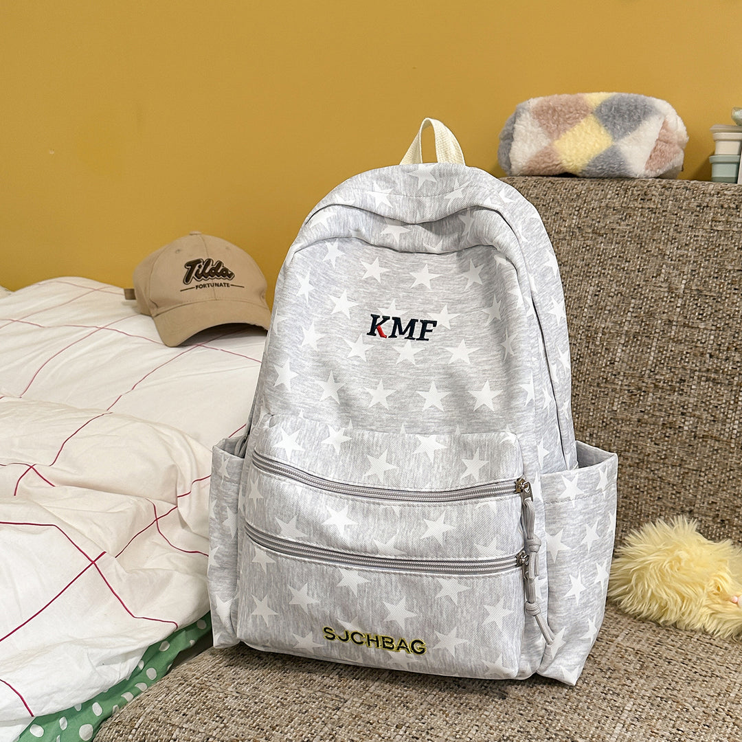 Star-Printed Casual Backpack Stornfield