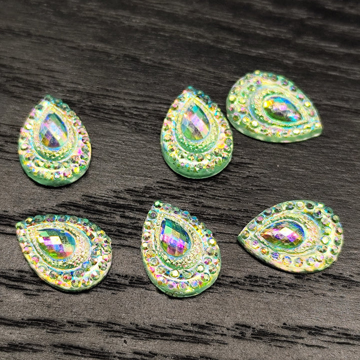 Glittering drop appliqués Stornfield