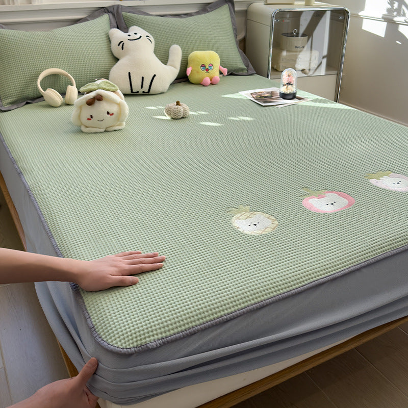 Decorative Embroidered Mattress Cover