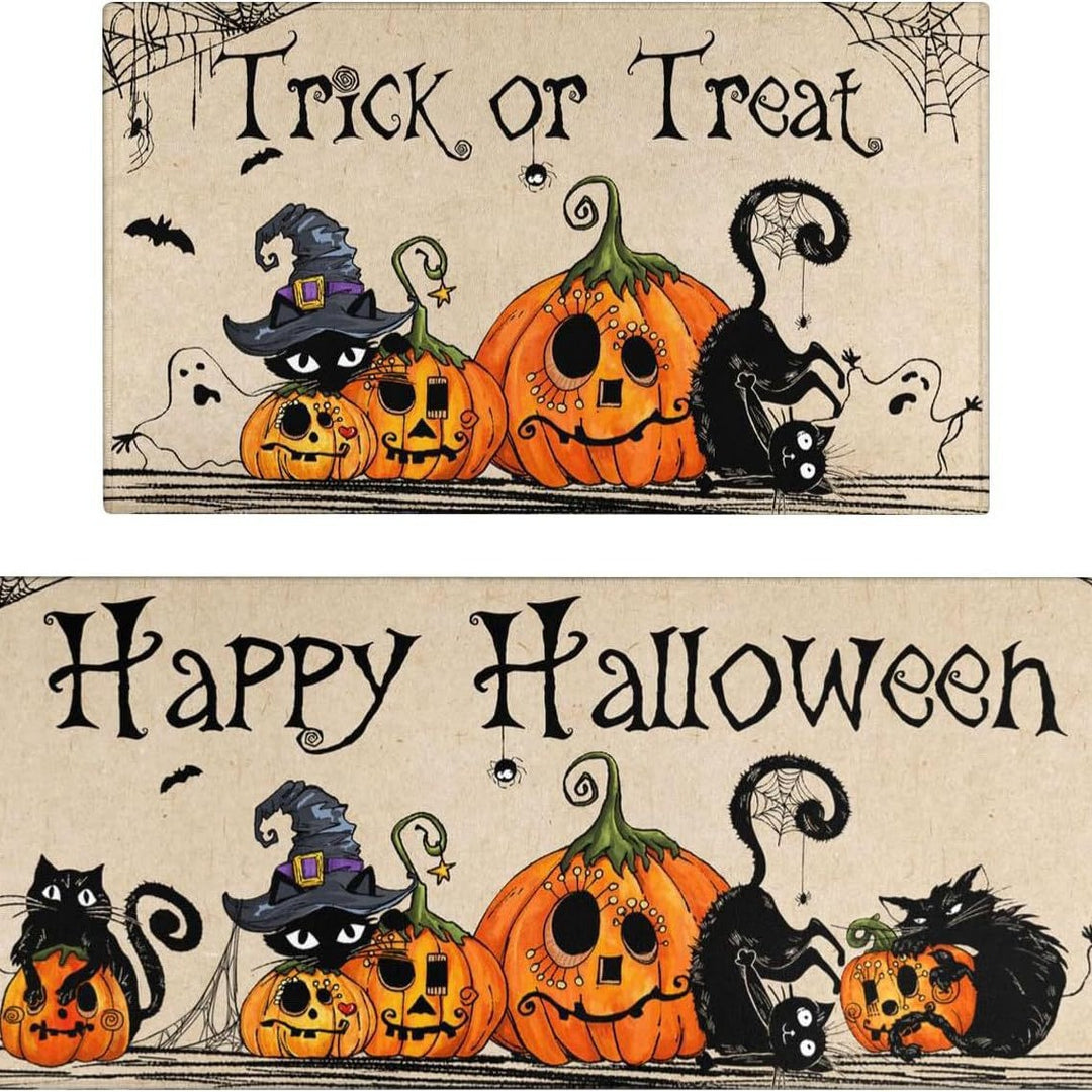 Halloween-Themed Decorative Floor Mat