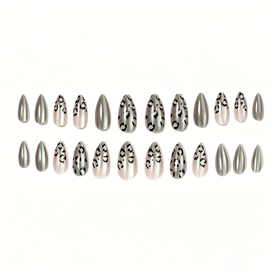 Decorative Leopard Print Nail Art Enhancements Stornfield