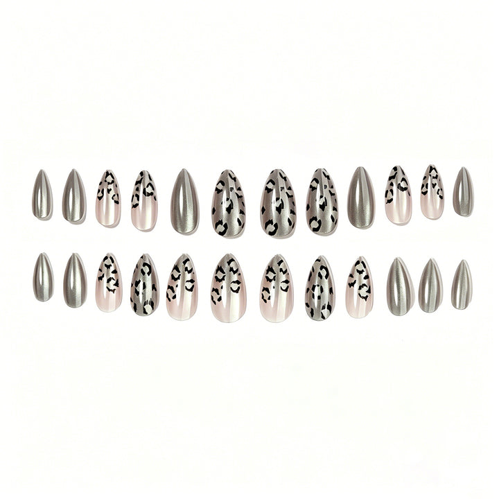 Decorative Leopard Print Nail Art Enhancements Stornfield