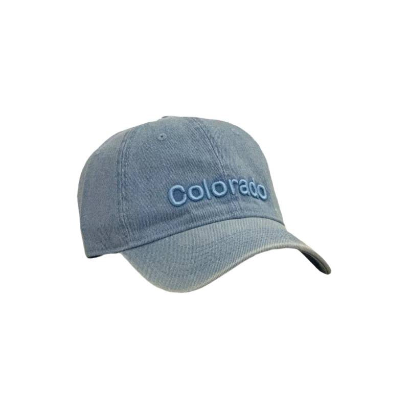 Women's Distressed Cotton Baseball Cap with Embroidered Detail Stornfield
