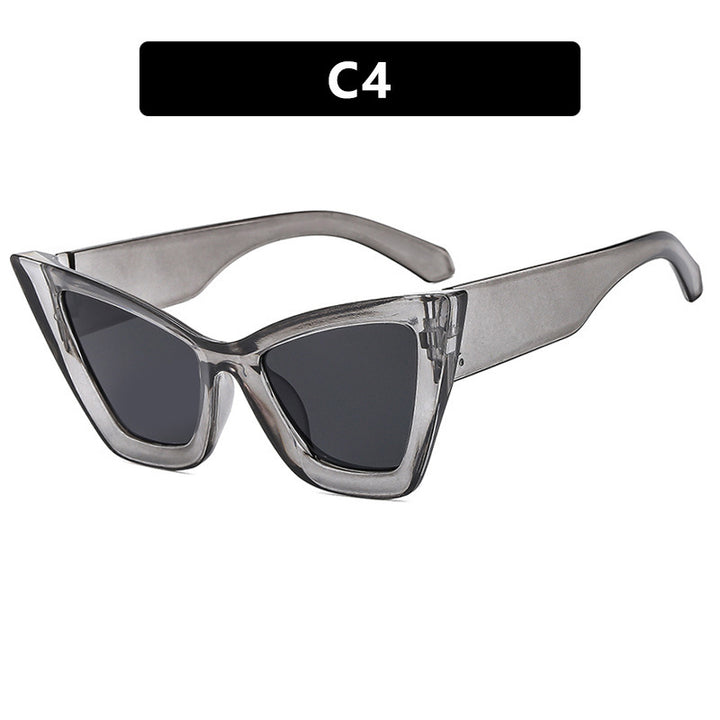 Women's Cat-Eye Sunglasses with Unique Wave Frame Stornfield