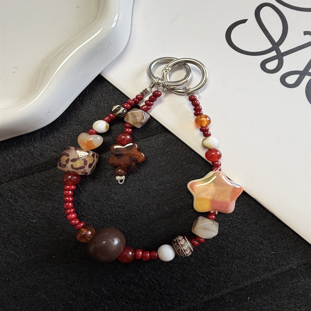 Decorative Beaded Keychain Stornfield 1790134471