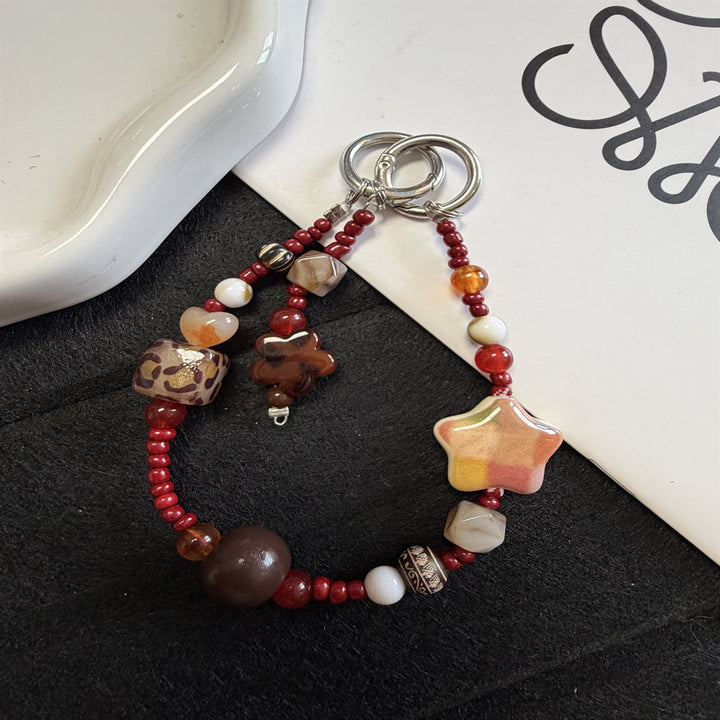 Decorative Beaded Keychain Stornfield 1790134471
