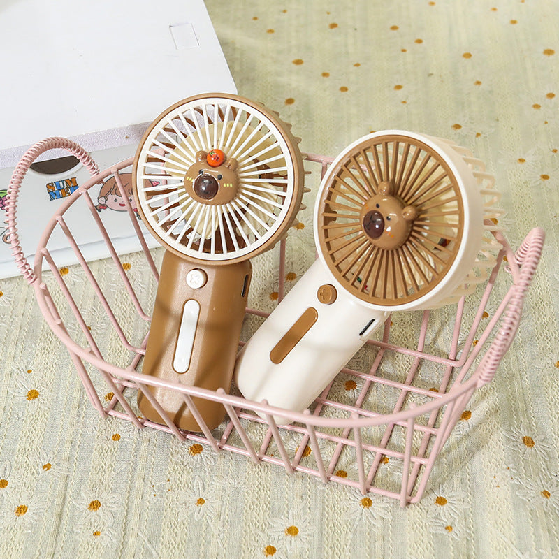 Ladies Portable Handheld Fan in Playful Animal Design Stornfield
