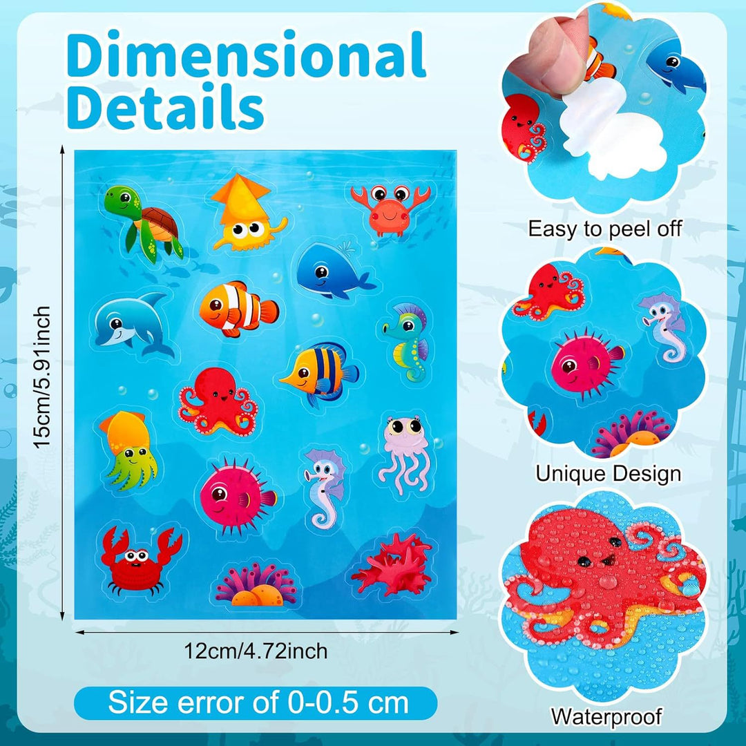 Ocean-Themed Sticker Set Stornfield