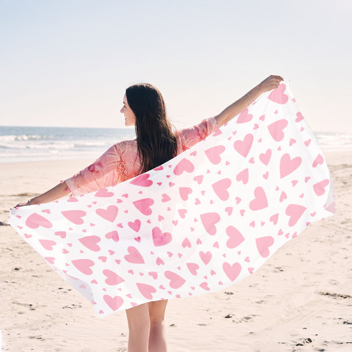 Light beach towel with creative jellyfish motif Stornfield
