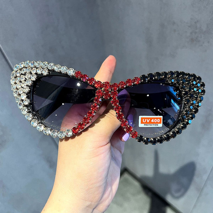 Ladies Glamorous Crystal Sunglasses Stornfield