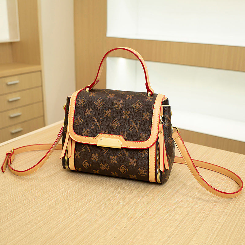 Stylish Structured Handbag with Adjustable Strap
