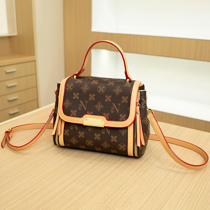 Stylish Structured Handbag with Adjustable Strap