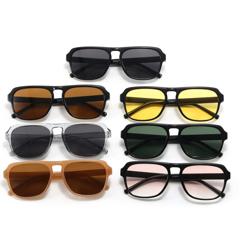 Women's modern rectangular sunglasses with polarized lenses Stornfield