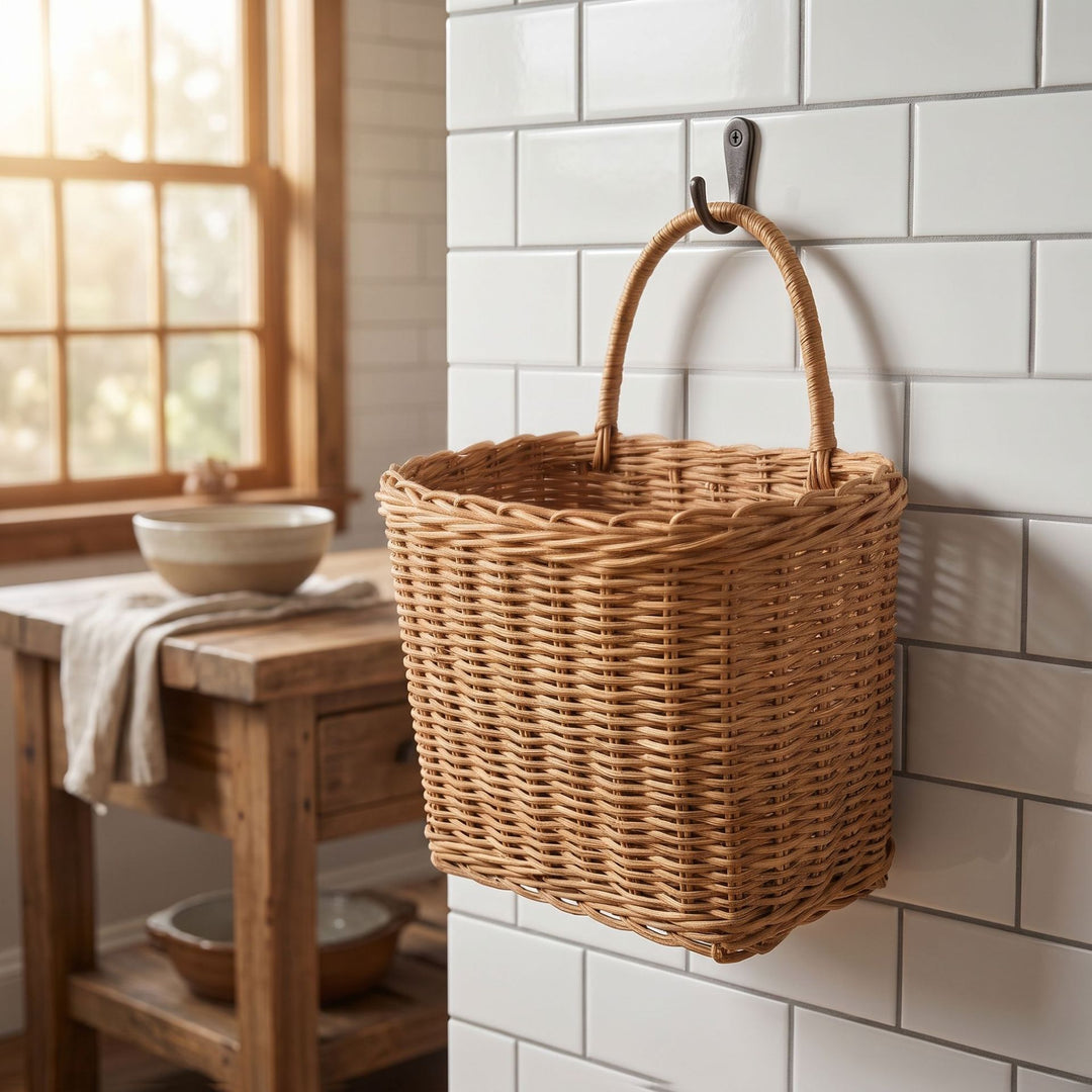 Wall basket with practical storage system Stornfield