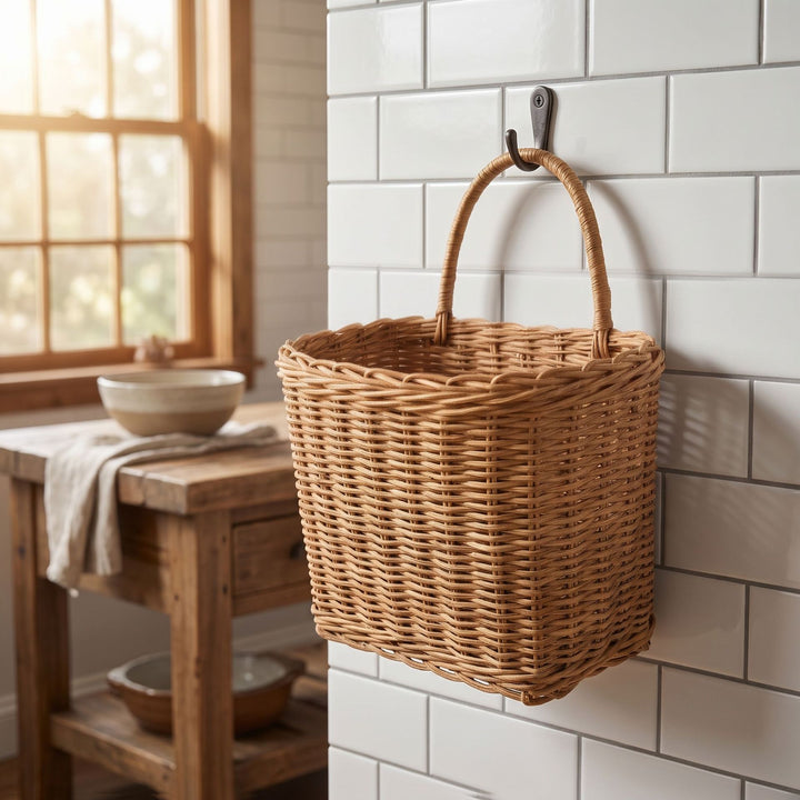 Wall basket with practical storage system Stornfield