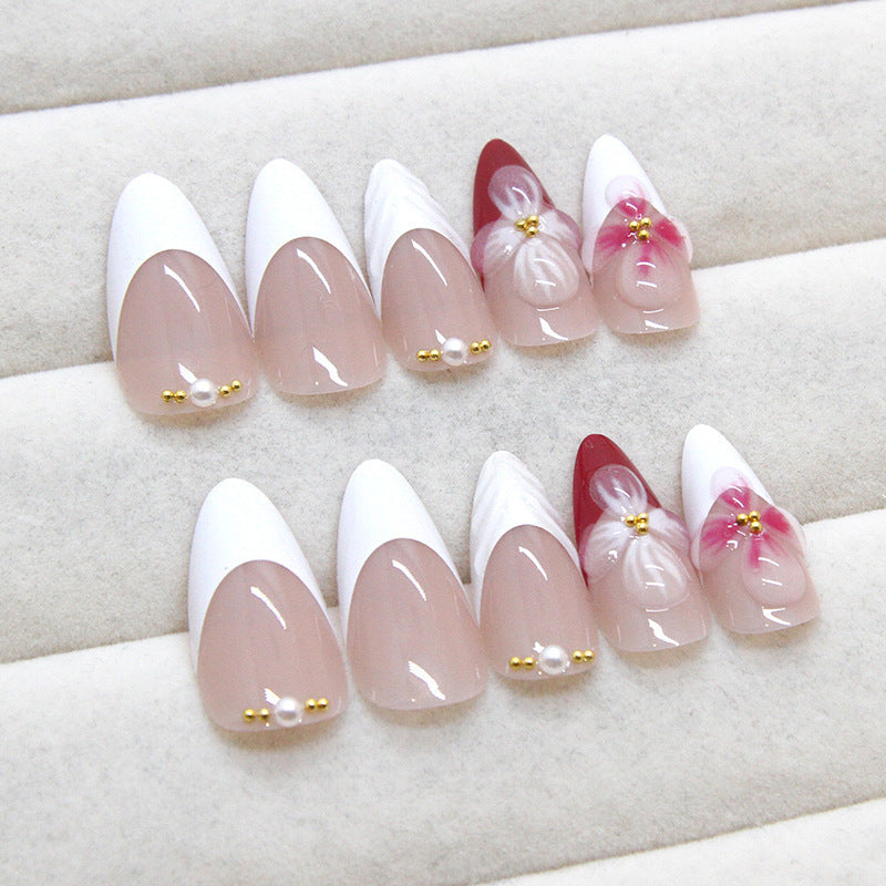 Floral Fantasy Press-On Nail Art Stornfield