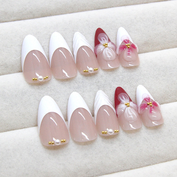 Floral Fantasy Press-On Nail Art Stornfield