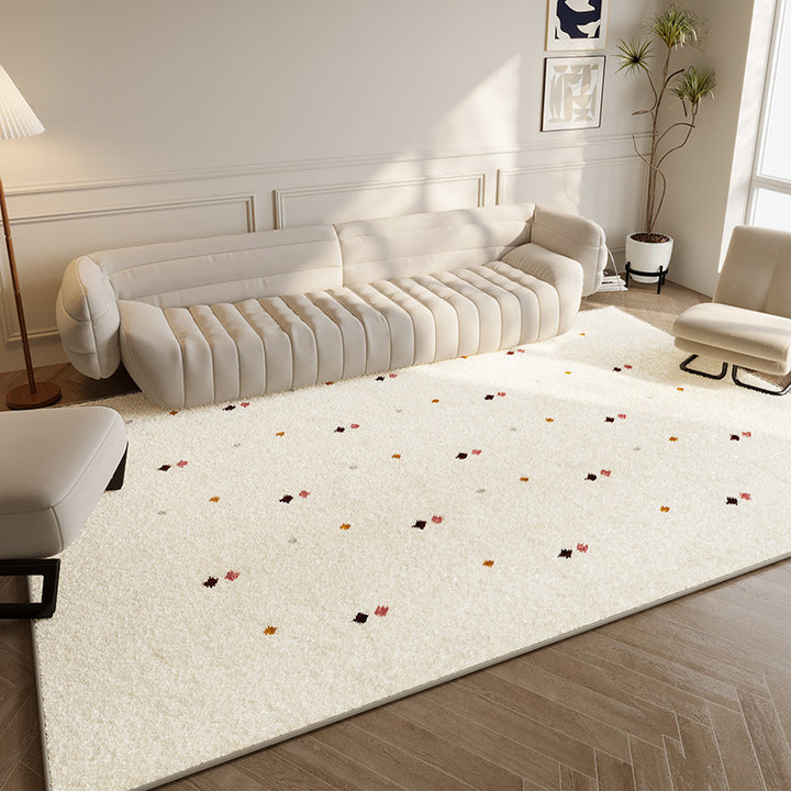 Artistic Polka Dot Area Rug for Home Decor