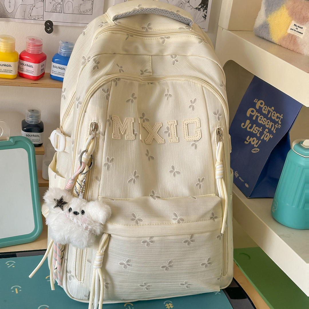 Floral Appliqué Stylish Backpack Stornfield