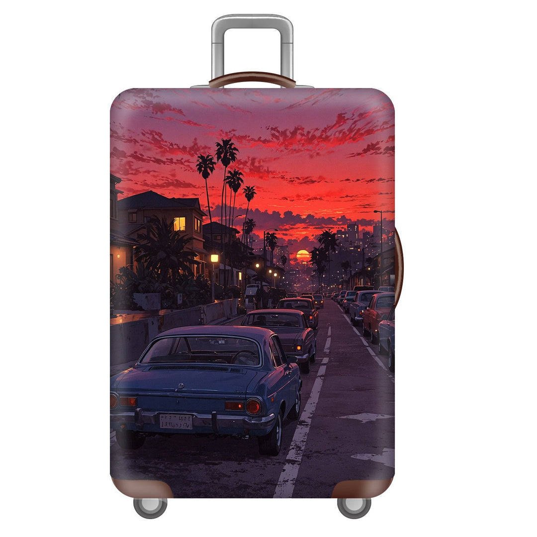Unisex Hard Shell Suitcase with Dreamy Landscape Design Stornfield