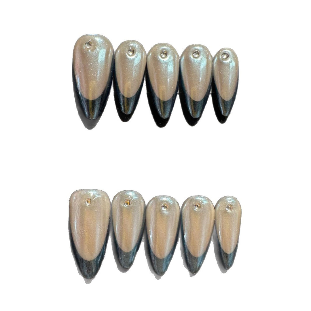 Handmade Elegant Press-On Nail Set