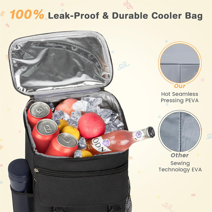 Cooler backpack with multifunctional interior Stornfield