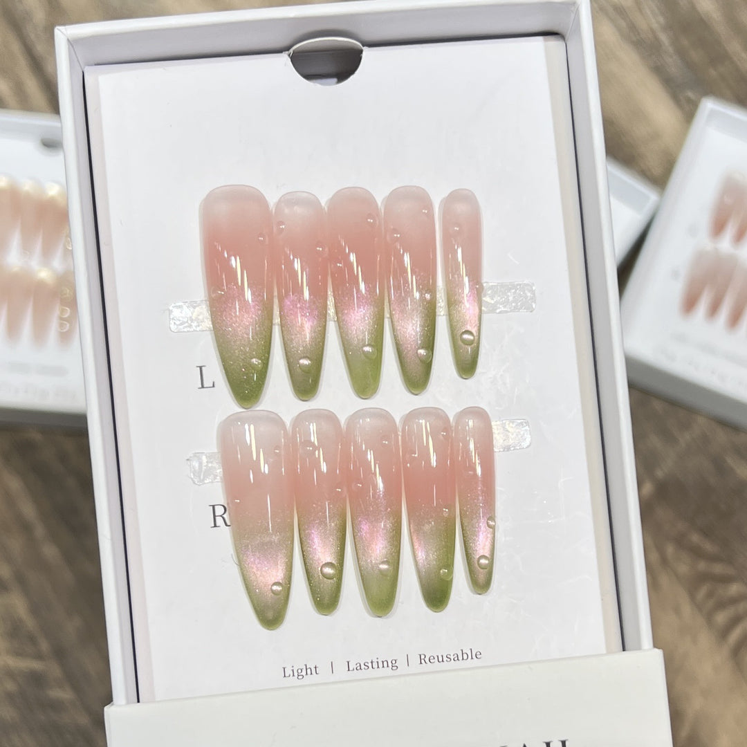 Stiletto Ombre Press-On Nail Set Stornfield