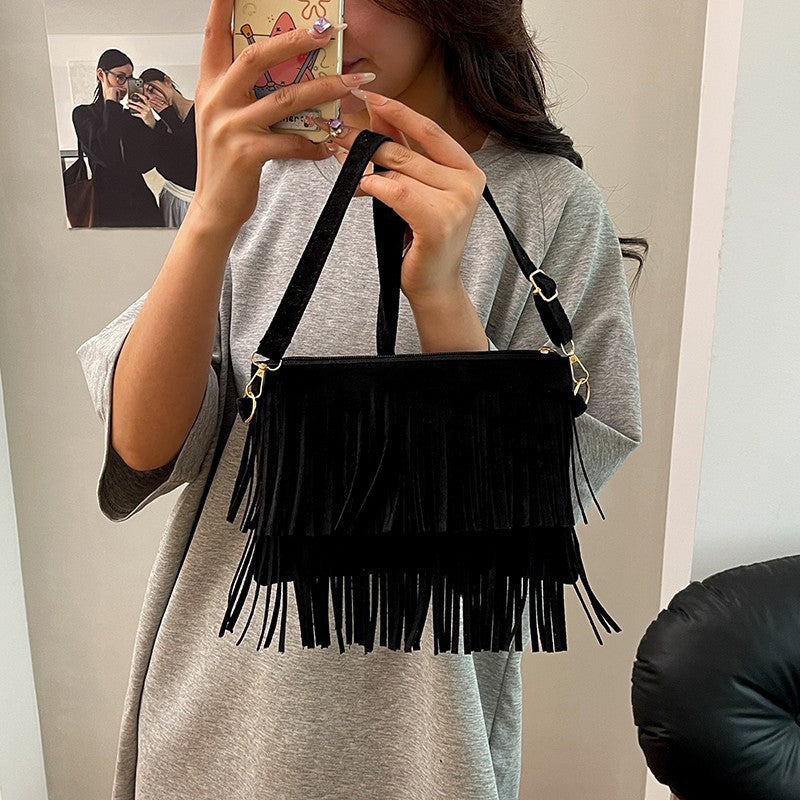 WoStylish Fringe Crossbody Bag Stornfield