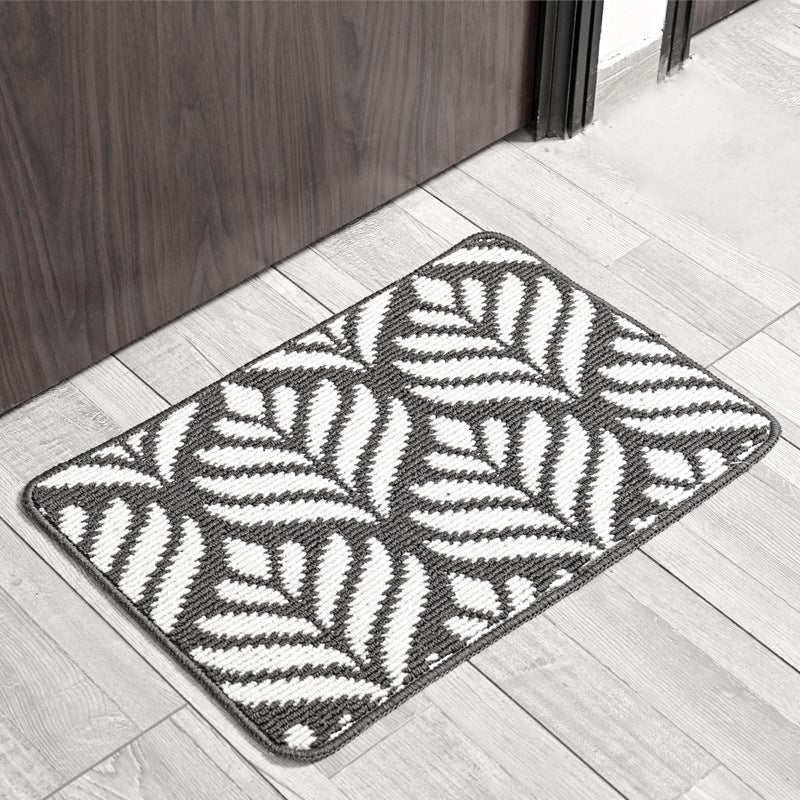 Leaf Patterned Anti-Slip Bathroom Mat