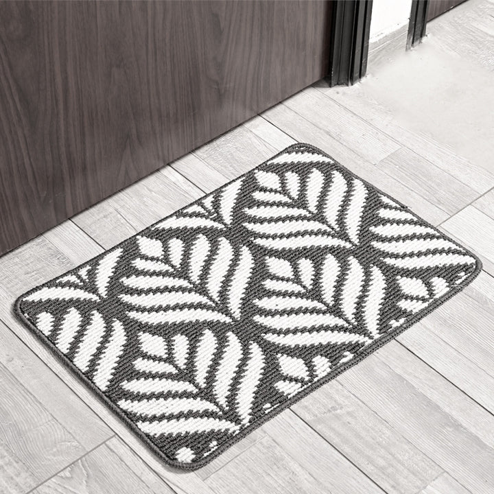 Leaf Patterned Anti-Slip Bathroom Mat